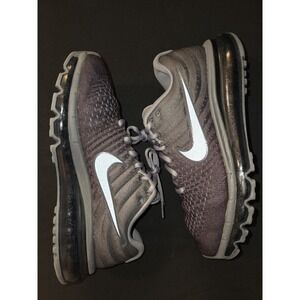 Nike Air Max 2017 US Men's Size 7.5 W9 Grey Black Running Shoes 849559-008